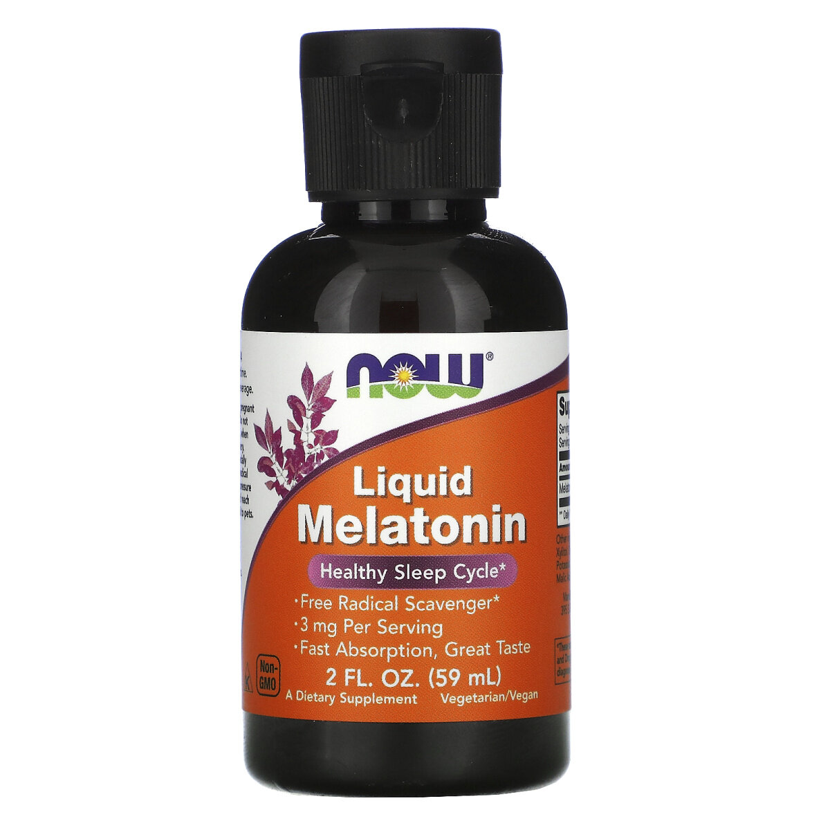 NOW Liquid Melatonin 3 mg (59 мл)