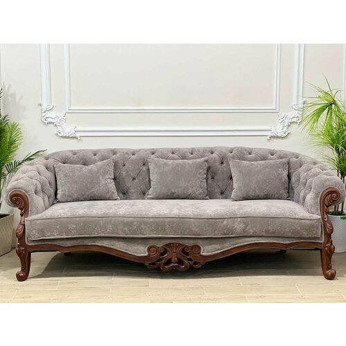 Диван Alba Ассоль раскладной французская раскладушка обивка из жаккарда и велюра 250x110x85 см 130910₽