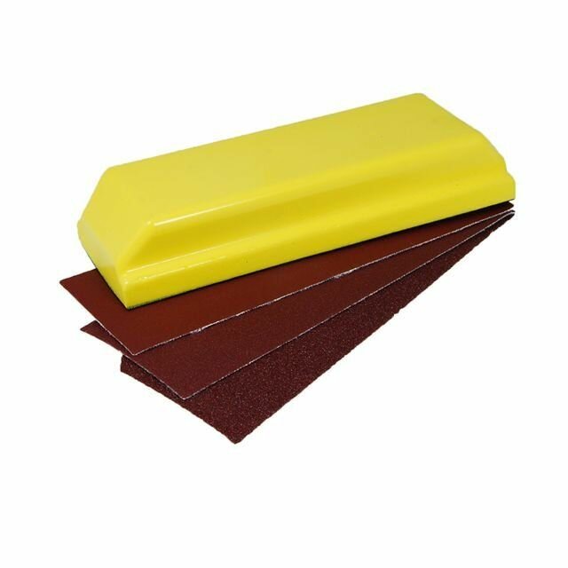 Набор для шлифовки Русский Мастер 67x196 мм шлифблок абразивная бумага