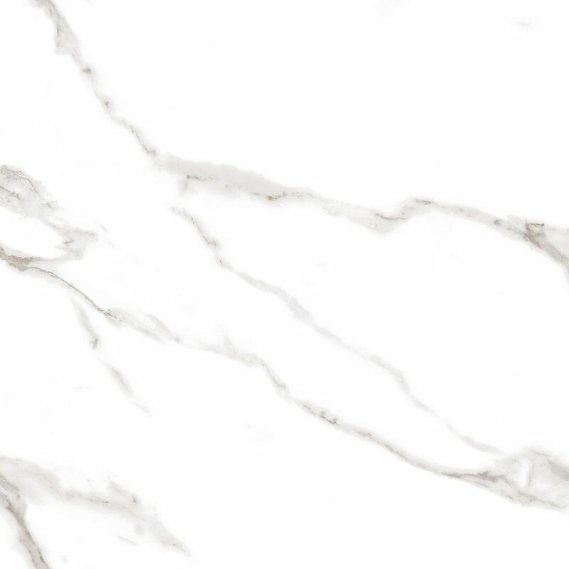 Керамогранит Ceradim Calacatta Sharp Silver белый полированный 60х60 см