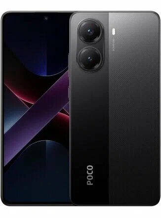 Смартфон Xiaomi Poco X7 Pro black, AMOLED, 12 ГБ+512ГБ, 6,67", 6000 мА·ч, экран 120 Гц, 5Г