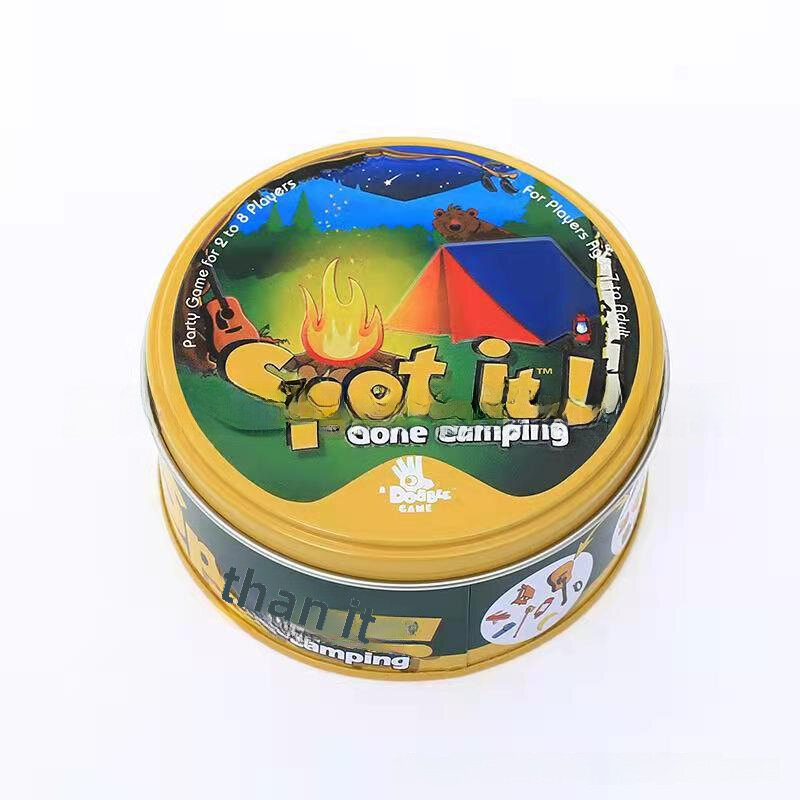 Эксклюзивная игра Wish Ebay Spot It Matching Game, интерактивная игра для родителей и детей, игрушка для семейного развлечения, 16-летний кемпинг