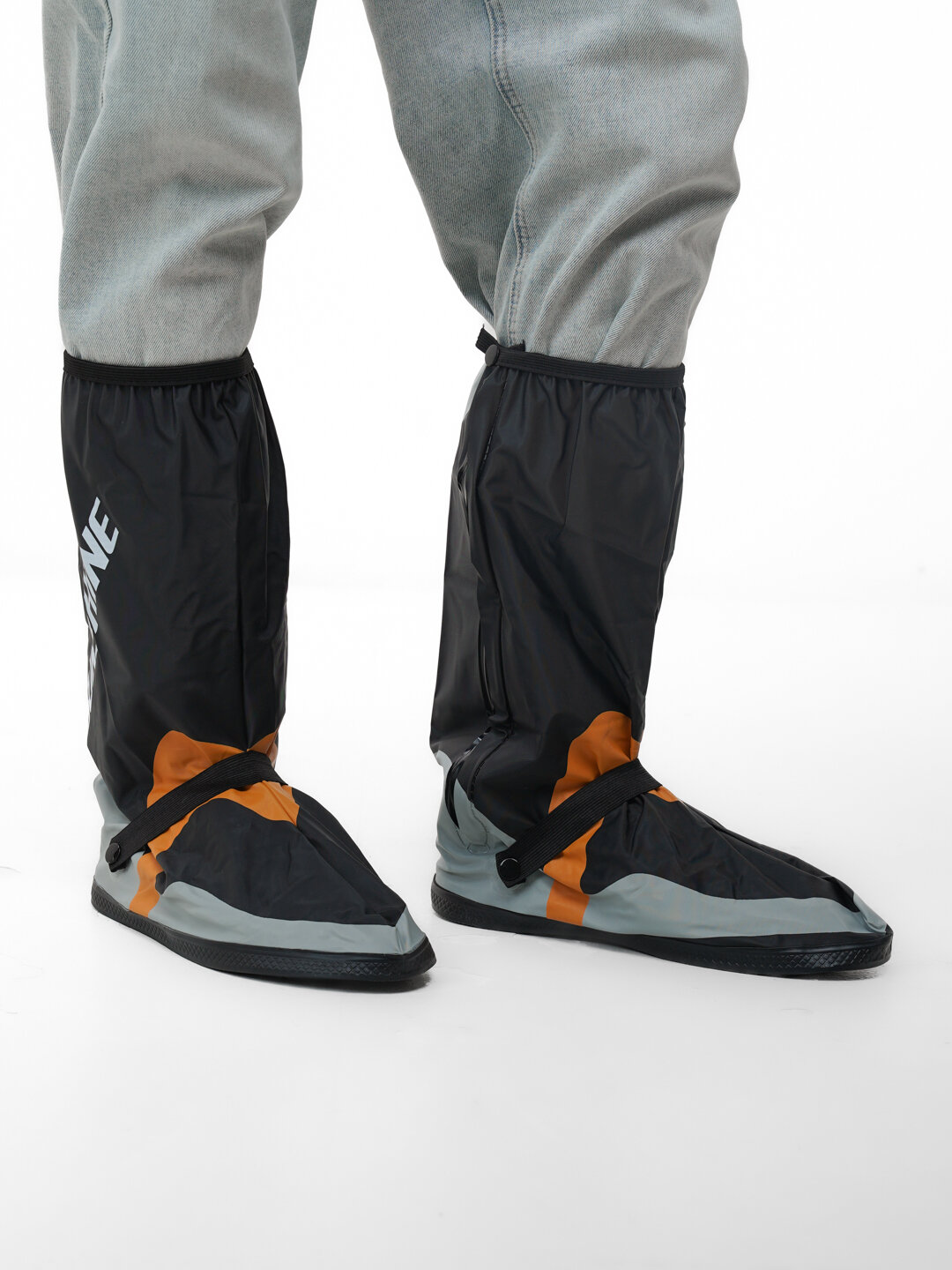 Дождевики для обуви, Серый металлик, XL-43-45 — фото 1