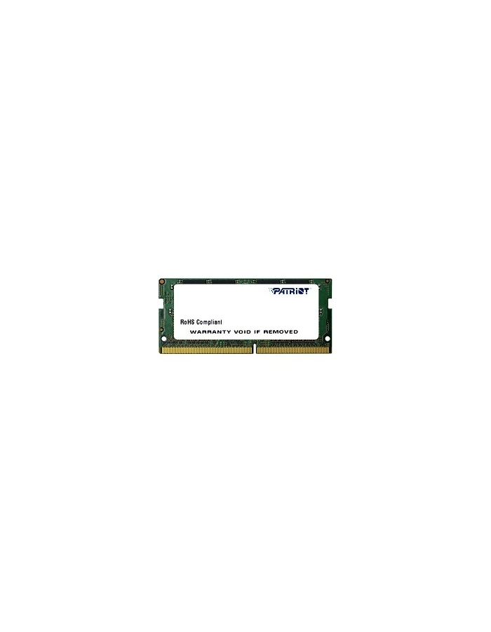 Оперативная память Patriot DDR4 SODIMM 8GB PSD48G213381S (PC4-17000, 2133MHz, 1.2V)