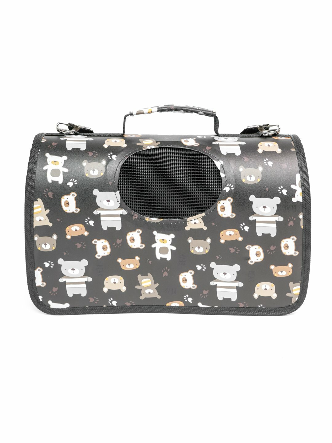 Переноска для кошек и собак, с жестким каркасом, Шоколадный, M