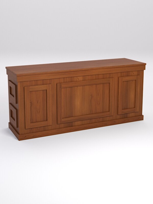 Стол для цветочного магазина "букет" №6, столешница ДСП 25мм, Орех