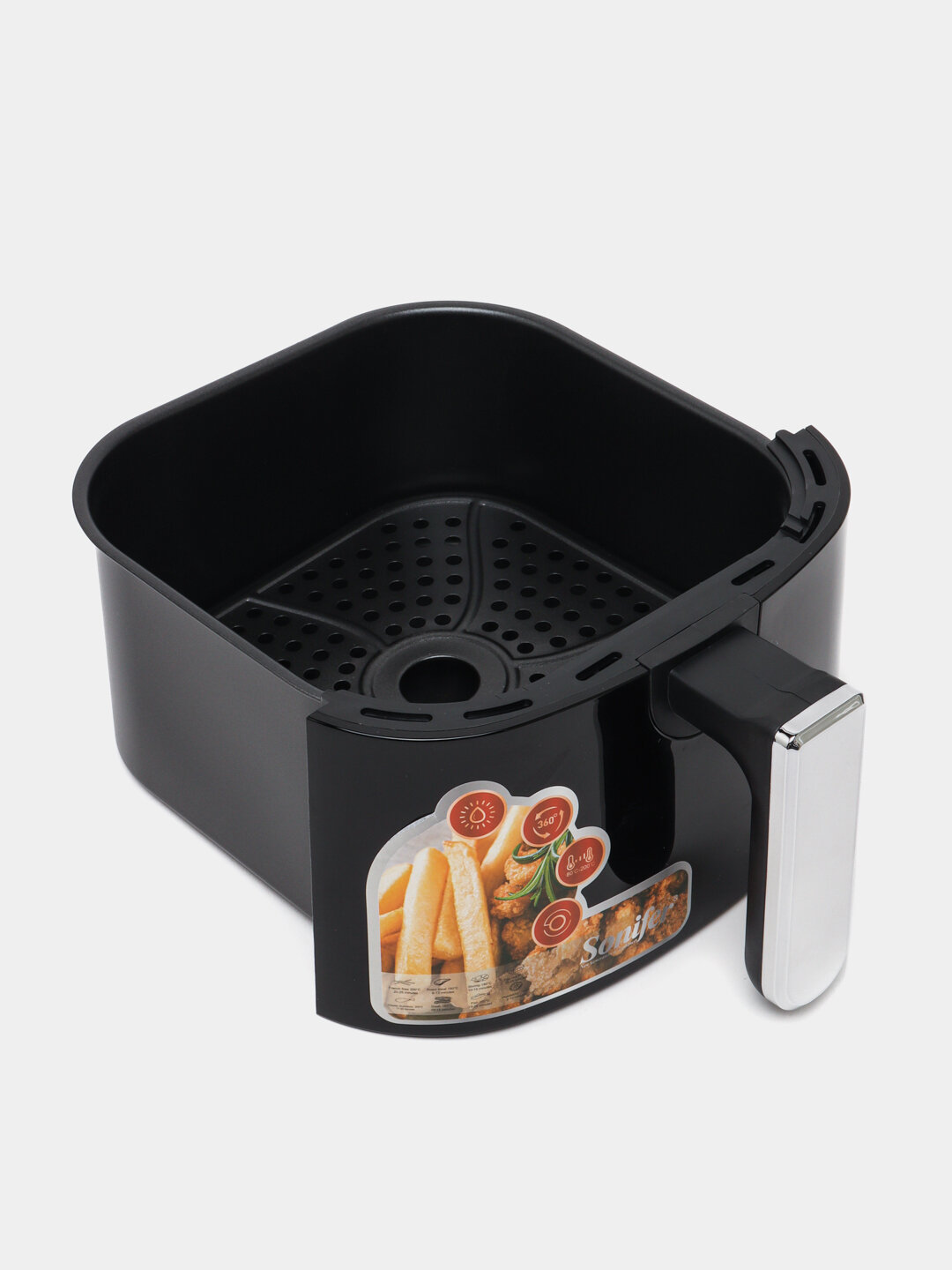 Sonifer SF-1009 мощный аэрогриль/мультипечь — 4.2-литровая емкость, 1400 Вт, технология горячего воздуха для здорового