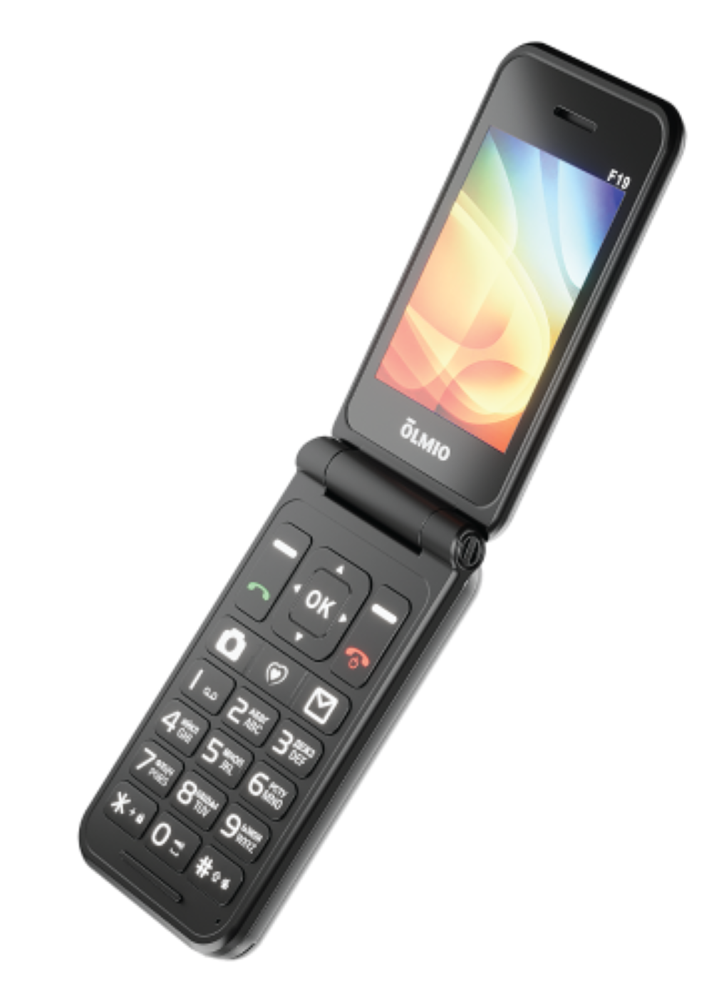 Мобильный телефон Olmio F19 Черный 2 sim 2.8″ 800 mAh (RU) — фото 1