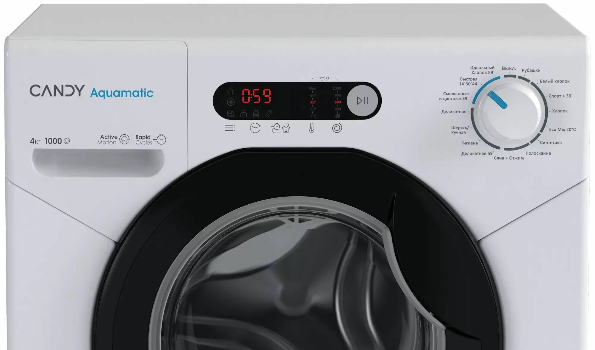 Стиральные Машины Xiaomi Стиральная машина Candy AQUE 1043DR-07, белая