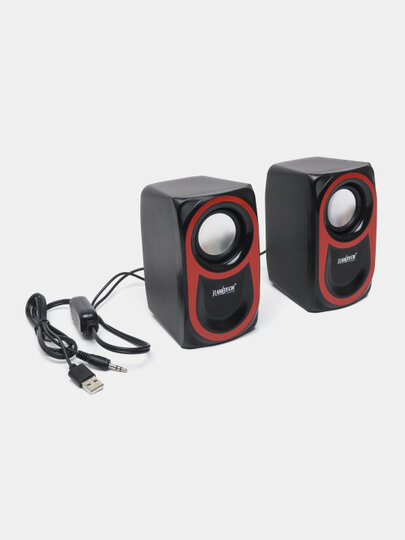Акустика для компьютера Ramitech HN-88 Колонки компьютерные саундбар 2.0 Ramitech HN-88, 10Вт, пластик — фото 1