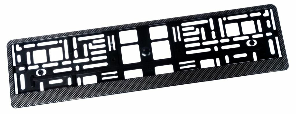 BRIX Рамка номерная универсальная "Карбон темный" — фото 1