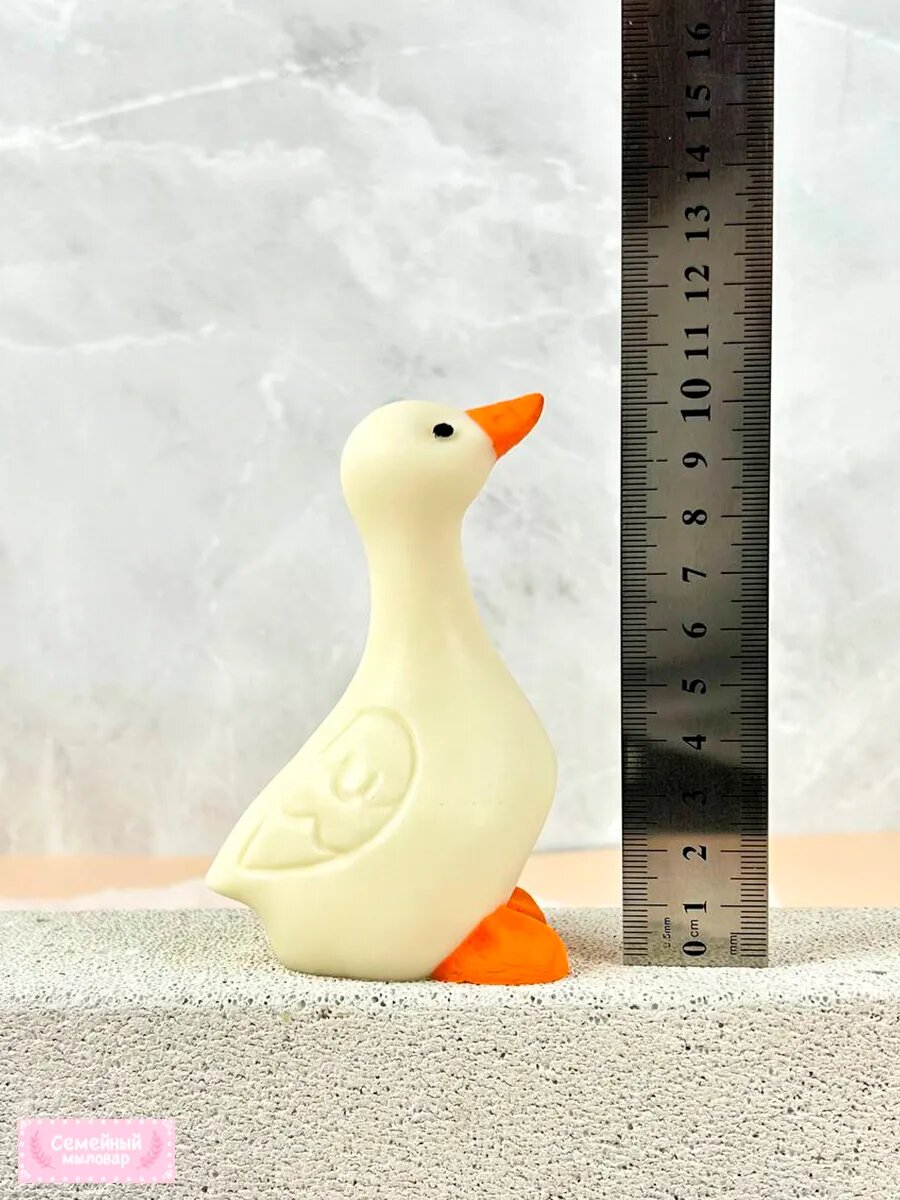 Силиконовая форма / молд для свечей и мыла Утка — фото 1