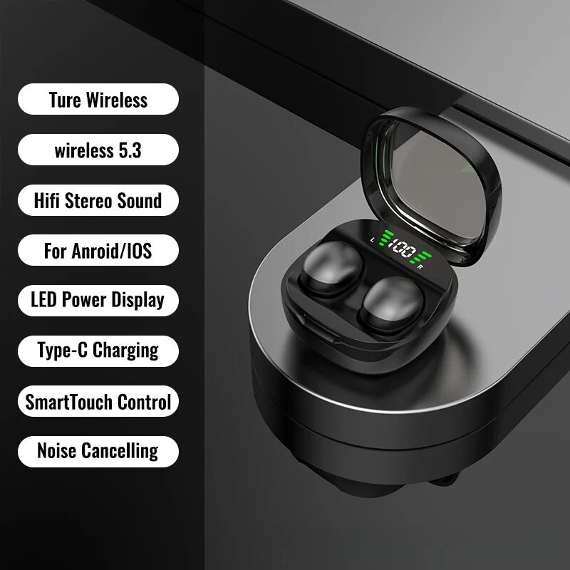 Беспроводные внутриканальные наушники Bluetooth 5.3 Xiaomi iPhone, mini13X