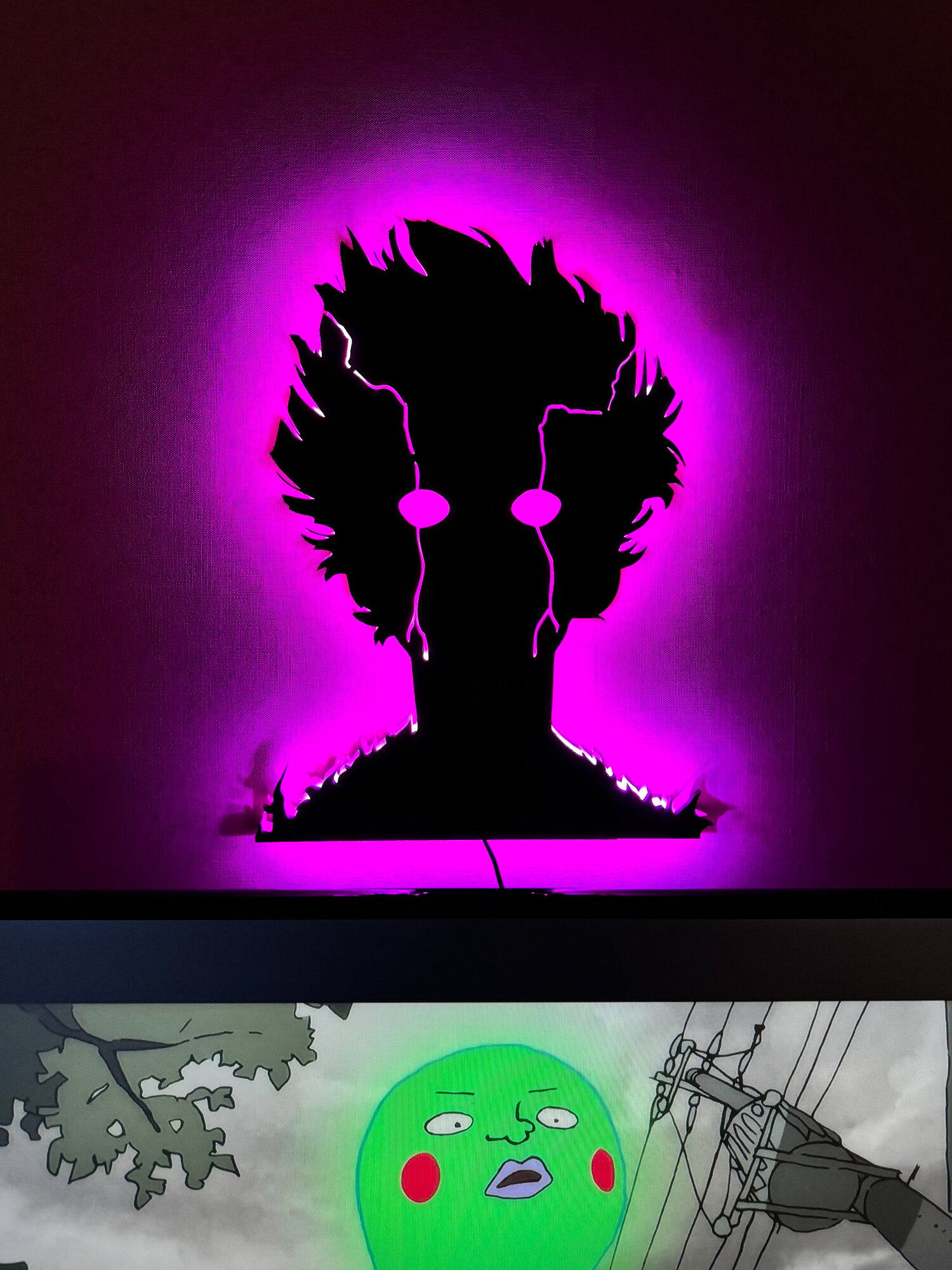 Настенный светильник по аниме сериалу Моб Психо 100/Mob Psycho 100