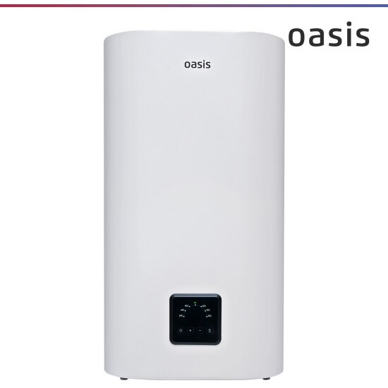 Водонагреватель Oasis AP-50, накопительный, плоский, 50л, белый — фото 1