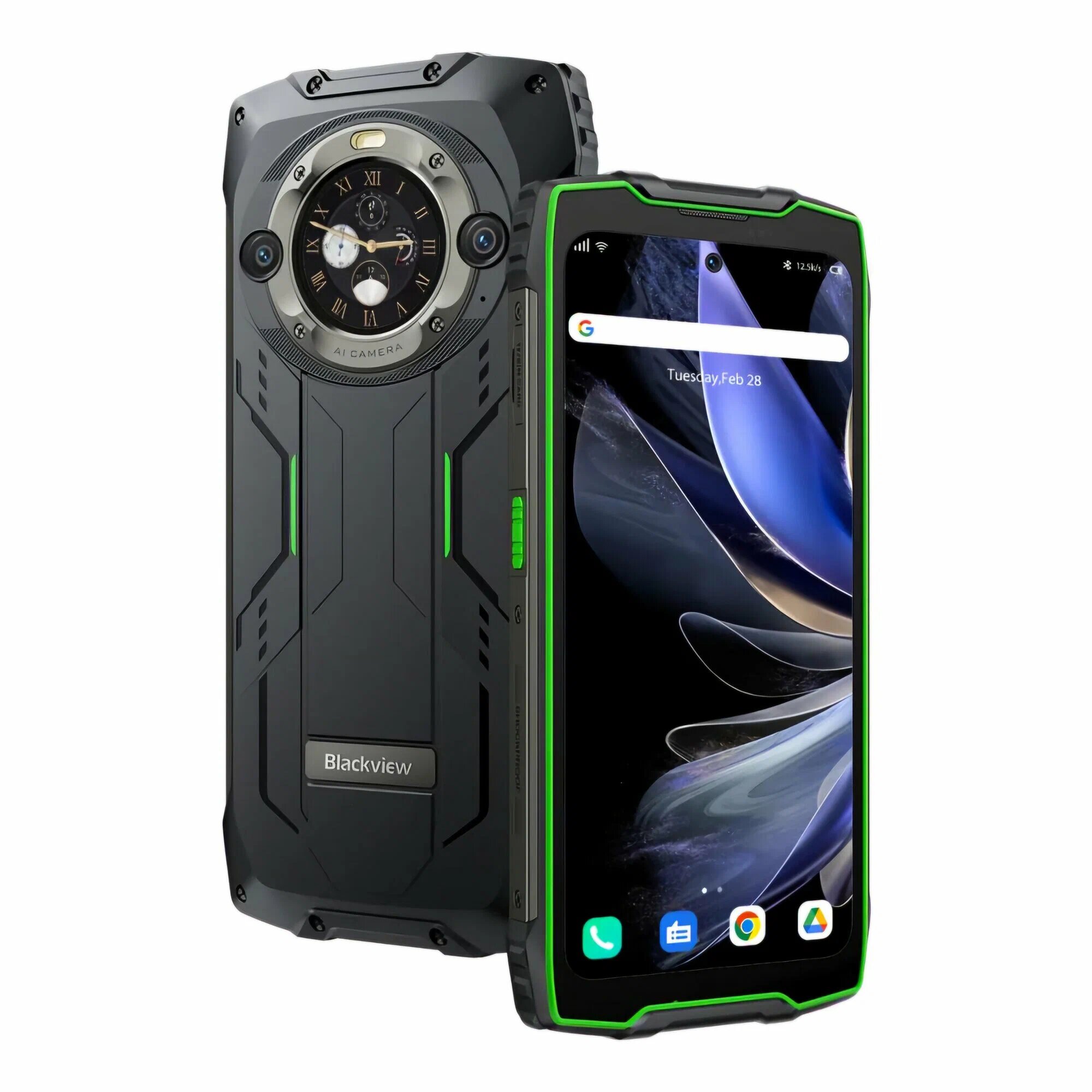 Противоударный смартфон Blackview BV9300 Pro (12+12)/256Gb, Green — фото 1