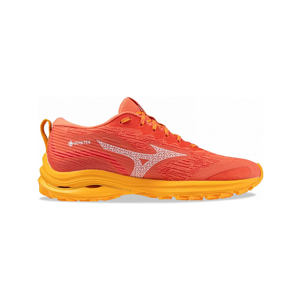 Кроссовки Mizuno Wave Rider GTX 2023 (HotCoral/White/CarrotCurl (UK: 8H)), размер 8H, оранжевый — фото 1