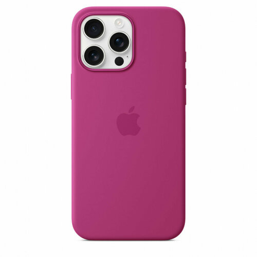 фото Чехол apple для iphone 16 pro max silicone magsafe, fuchsia (myyx3zm/a)