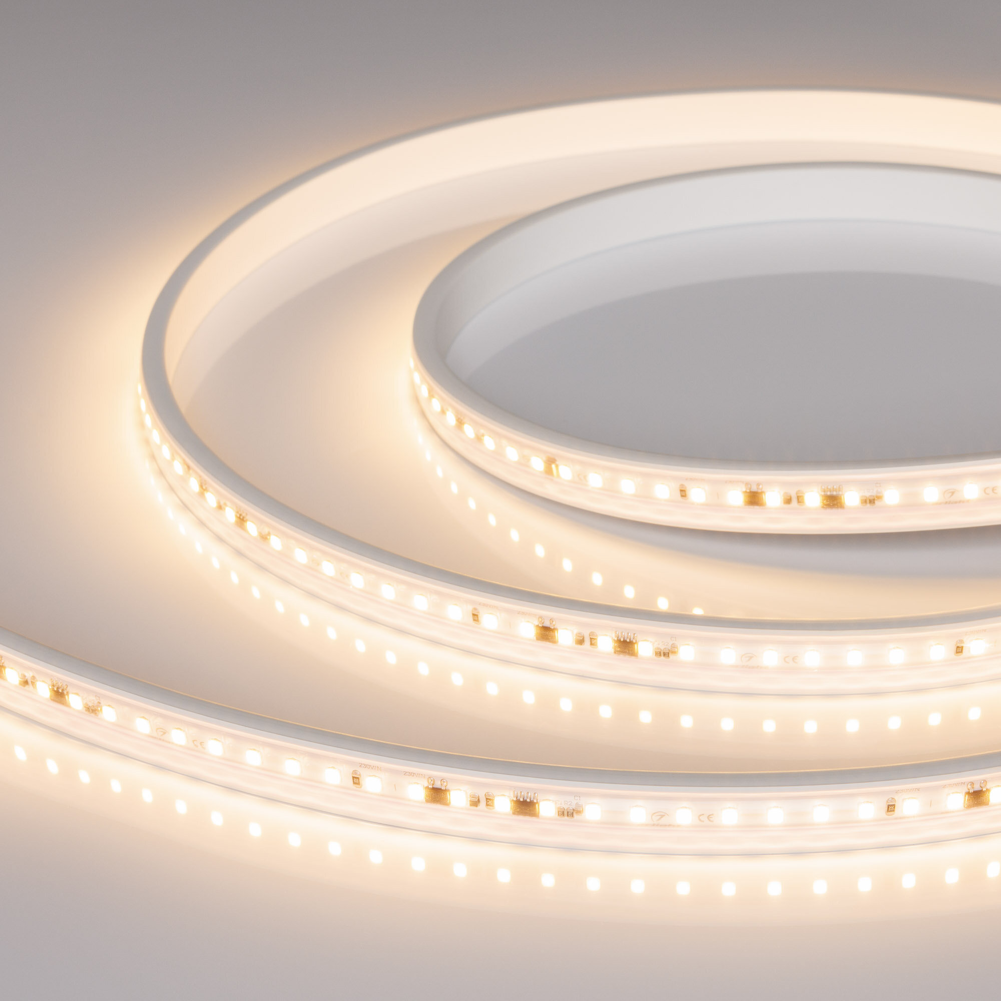 054704 Светодиодная Лента герметичная ARL-PV-A120-15mm 230V Warm3000 (15 W/m, IP65, 30m) (Arlight, -)