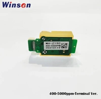 1/2 шт. Winsen MH-Z19C Датчик CO2 Модуль датчика углекислого газа Монитор CO2 1pc 400-5000ppm