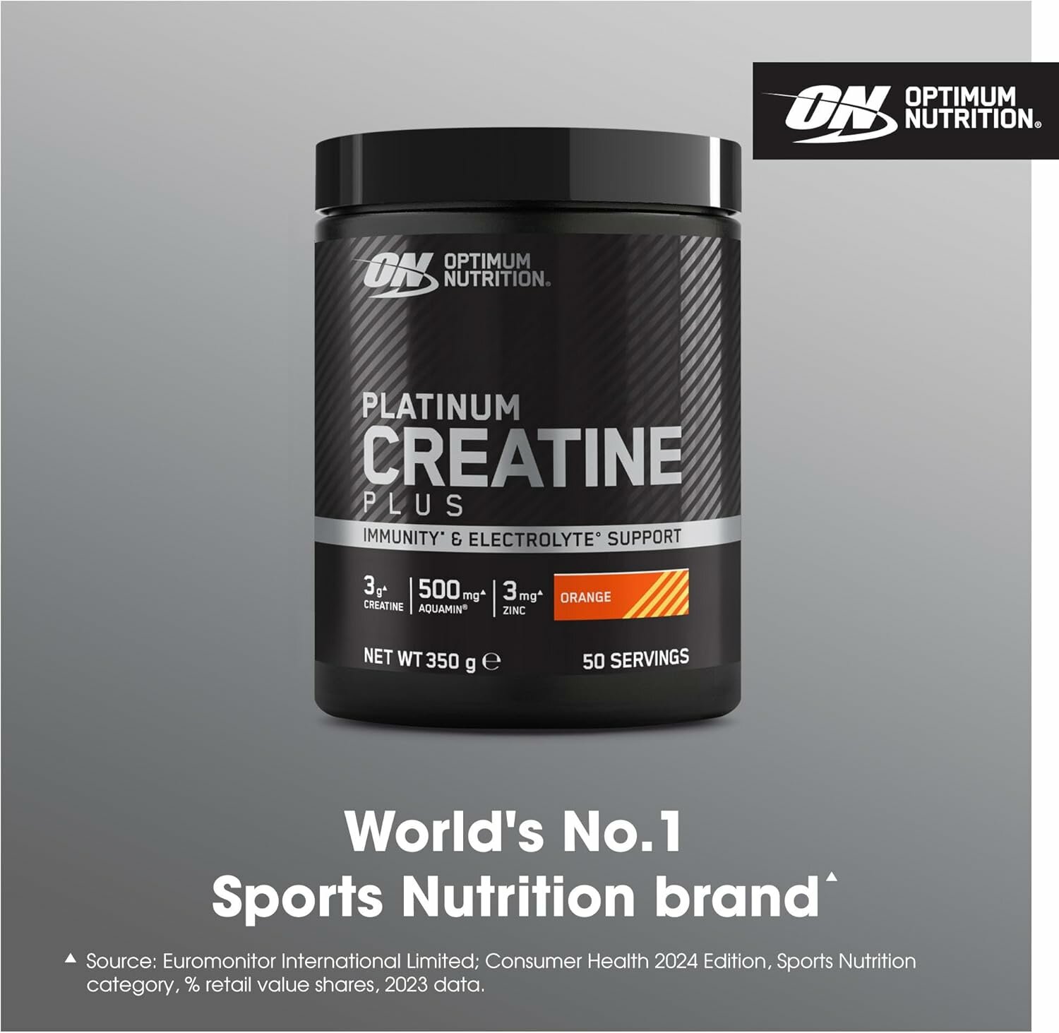Креатин Optimum Nutrition Platinum Creatine, 350g, моногидрат — фото 1