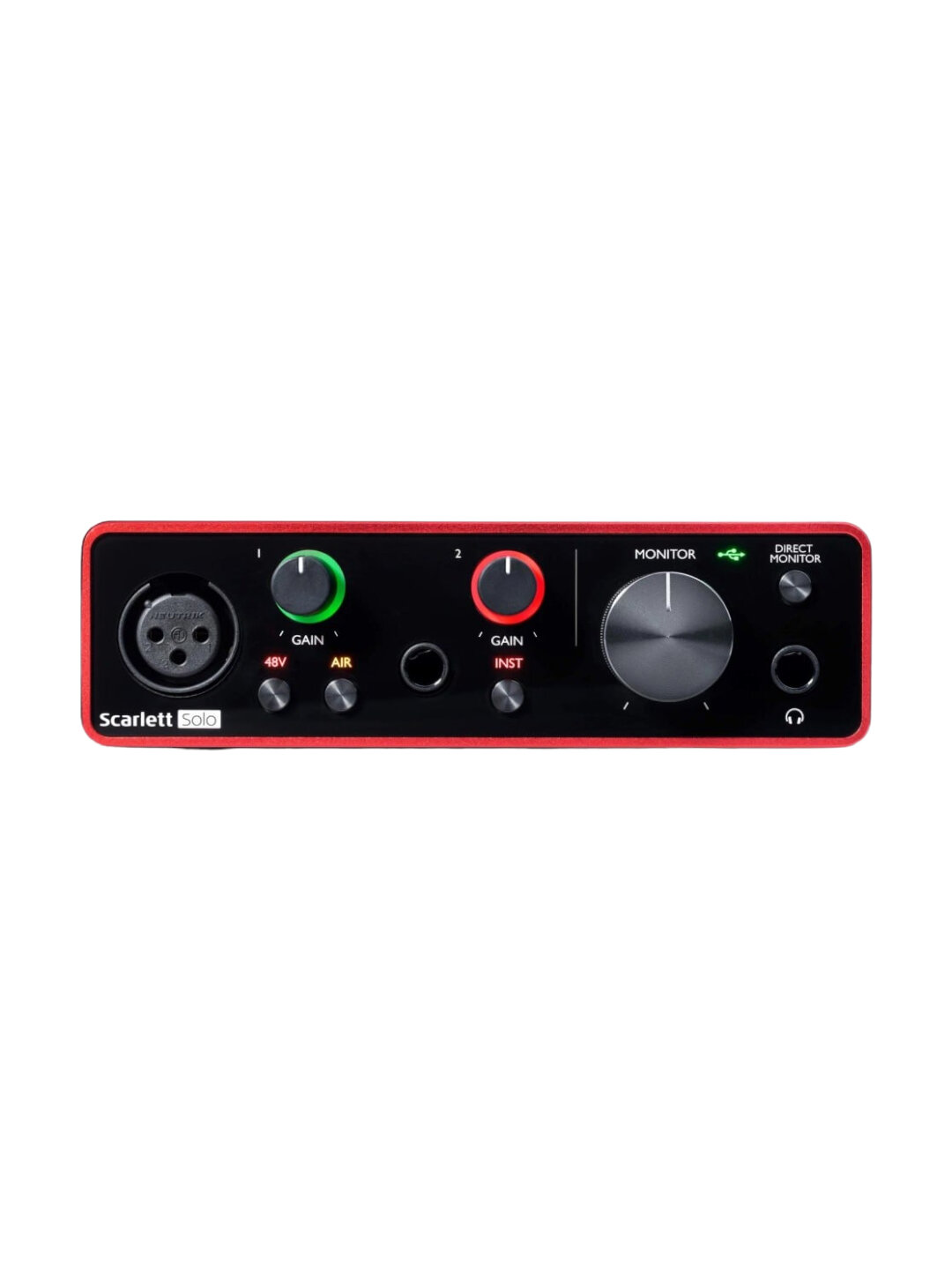 Звуковая карта Focusrite "Scarlett Solo 3rd Gen", USB Type-C