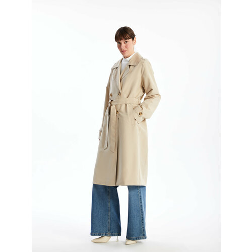 фото Тренчкот lc waikiki, размер 42 eu, beige