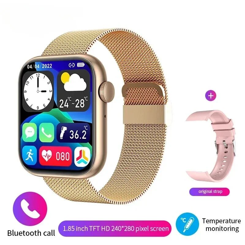 Xiaomi Smart Watch для женщин, gold mesh belt