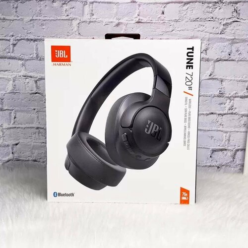 Наушники JBL Tune 720BT с микрофоном Bluetooth 35мм черные 2599₽