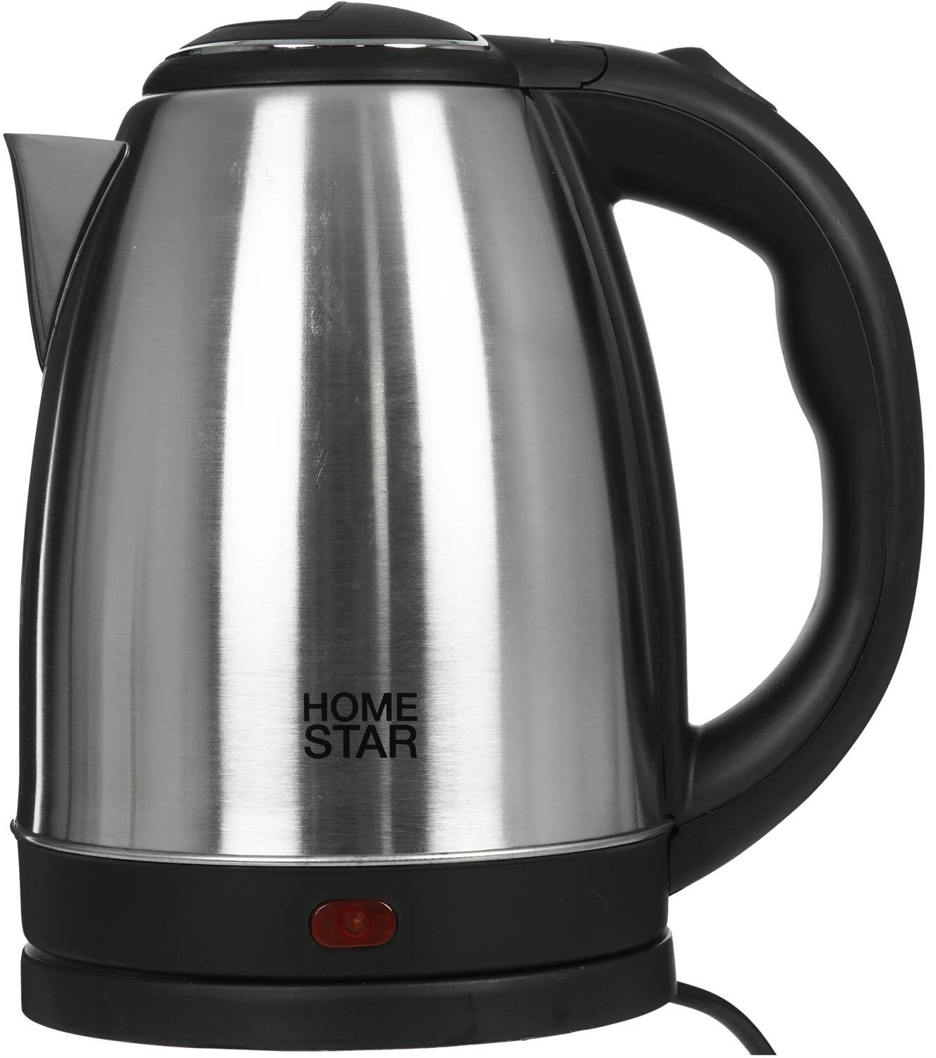 Электрический чайник HOMESTAR HS-1010A (003582) объем 1.8 л мощность 1500 Вт серебристый/серый
