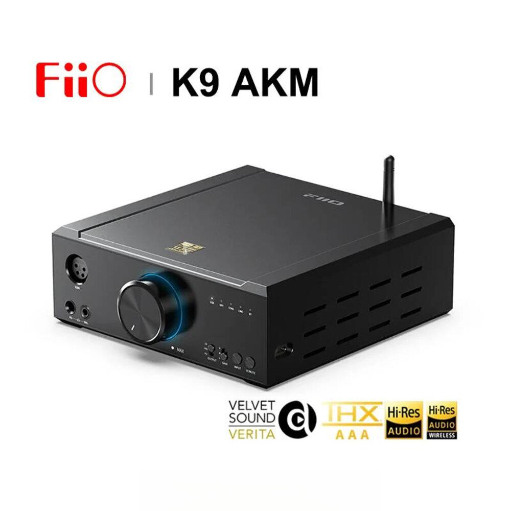 FiiO K9 AKM Hi-res HFI настольный DAC AMP усилитель наушников Bluetooth AK4199EQ AK4499EX THX AAA LDAC PCM768 DSD512 для ПК и телефона