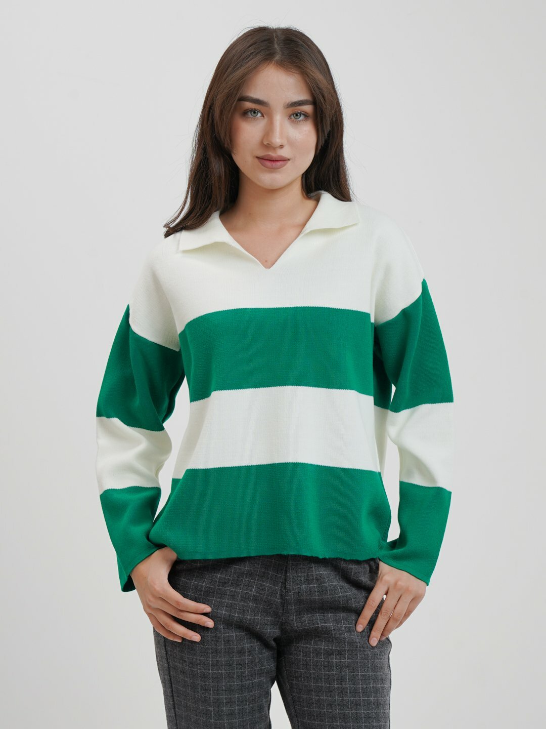 Туника Didov TRIKO 2226, размер 42-52, зеленый — фото 1