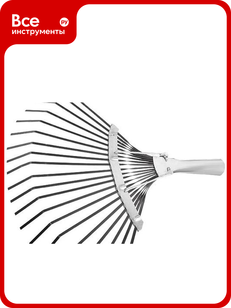 Веерные грабли без черенка 20 зубьев СИБРТЕХ 61778