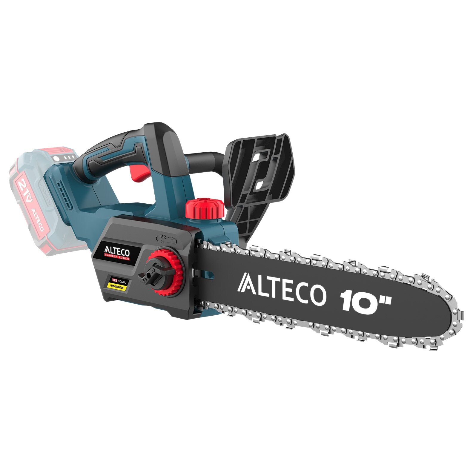Бесщеточная аккумуляторная цепная пила ALTECO CCS 21-25 BL Solo