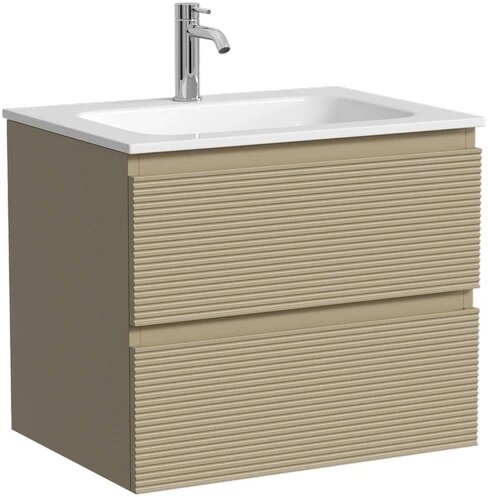 Тумба под раковину Sancos Folk FL60CP 59 см подвесная капучино матовый