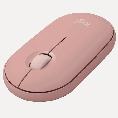Изображение товара Мышь беспроводная Logitech M350S Pebble 2 Bluetooth Mouse Tonal Rose 910-007014