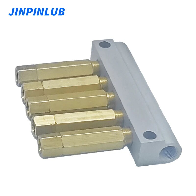JINPINLUB MGK-5 розетки Быстрое подключение Количественный объемный дозирующий клапан для однолинейной системы смазки, thin oil, 0.50mL(sleeve type)
