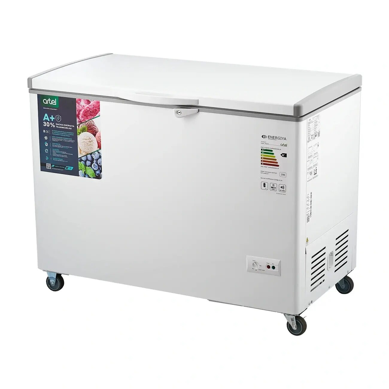 Морозильный ларь ARTEL ART-AFC370, ручное, А+, 16.5 кг/сут, 298 кВтч/год, ларь