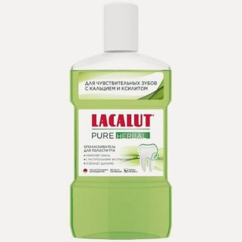 Изображение товара Ополаскиватель для полости рта Lacalut Pure Herbal 475 мл