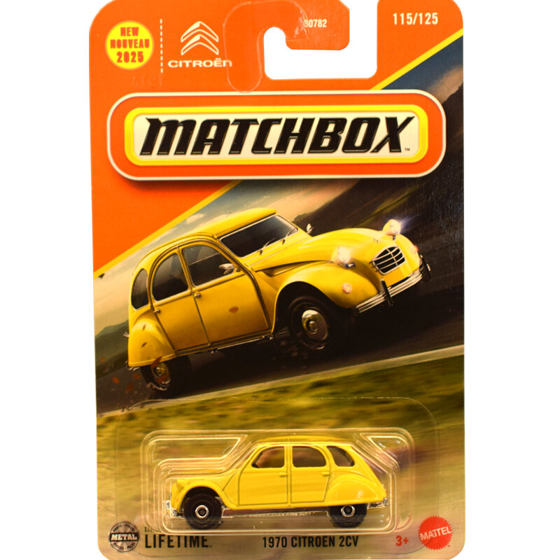 Модель автомобиля Matchbox Citroen 2CV седан 2024, масштаб 1:64, коллекционная игрушка для детей от 3 лет