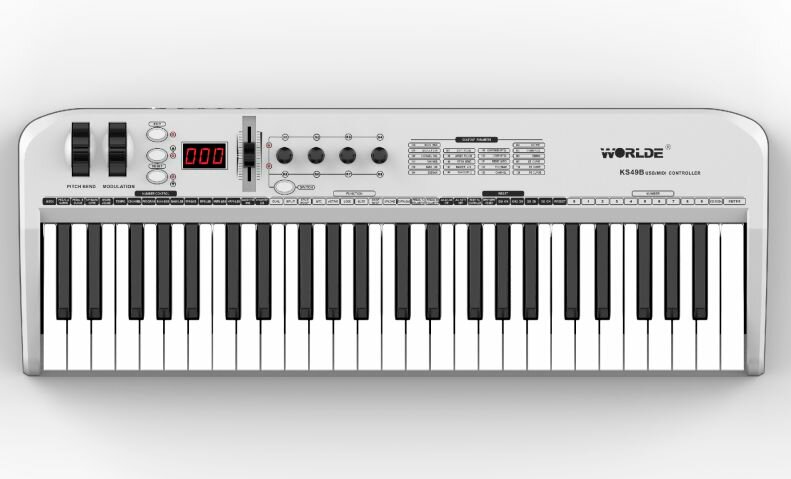 KS49B MIDI-контроллер, 49 клавиш, LAudio