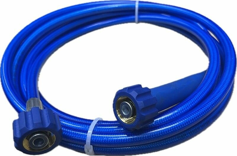 Шланг CARWASH COMFORT для автомоек самообслуживани синий 4 метра защита от изгиба с одной стороны