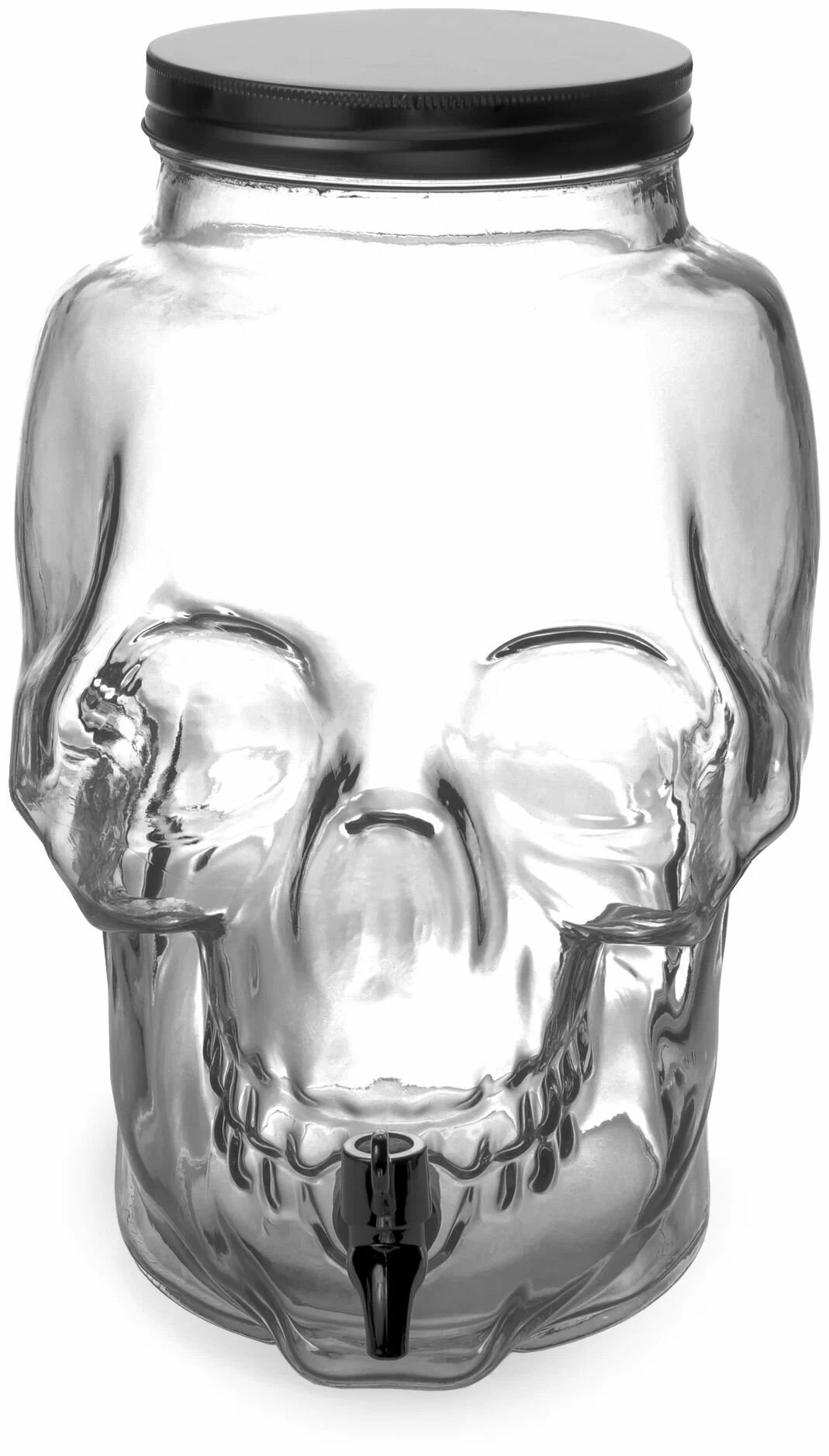 Диспенсер для холодных напитков "Череп"; 8л; D 14, H 33,5см. — фото 1