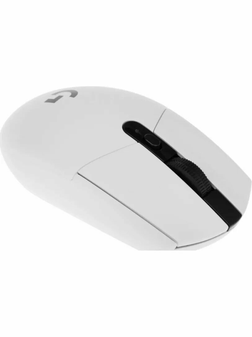 Мышь Wireless Logitech G304 Lightspeed 910-005295 игровая, оптическая, 200-12000dpi, USB, 5кн, колесо прокрутки, белая