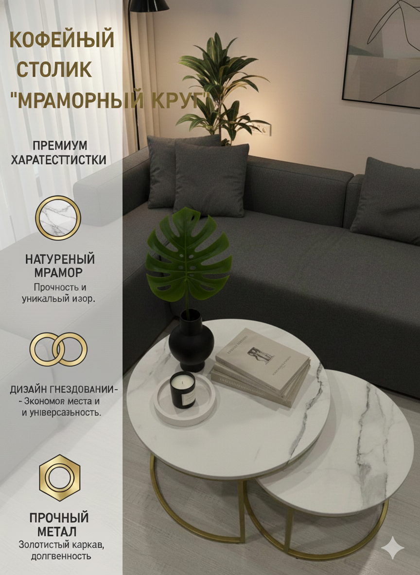 Журнальный стол с мраморным дизайном, столик для гостиной, современный стол для дома