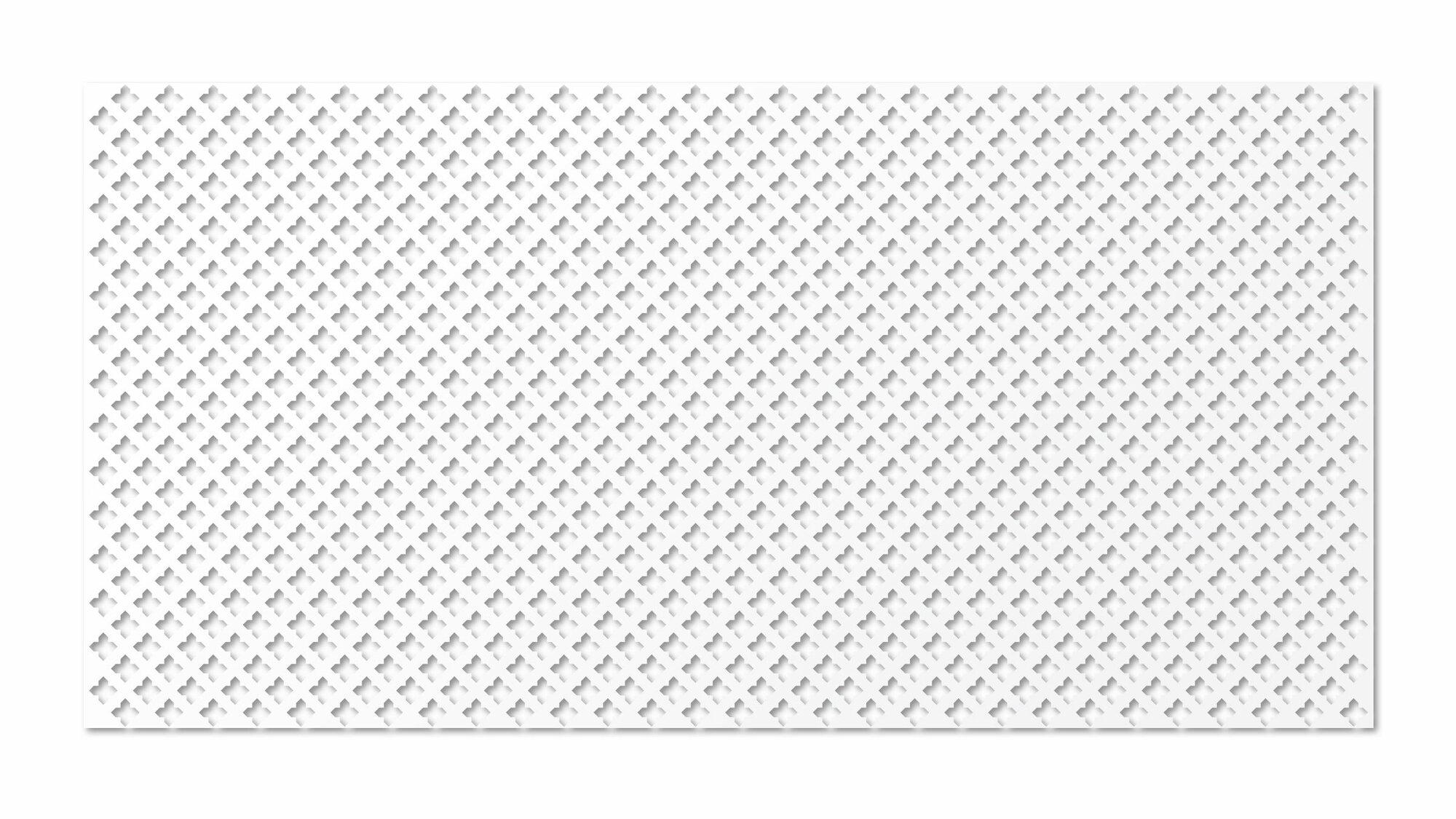 Панель для радиатора декоративная 120х60см Готико белый