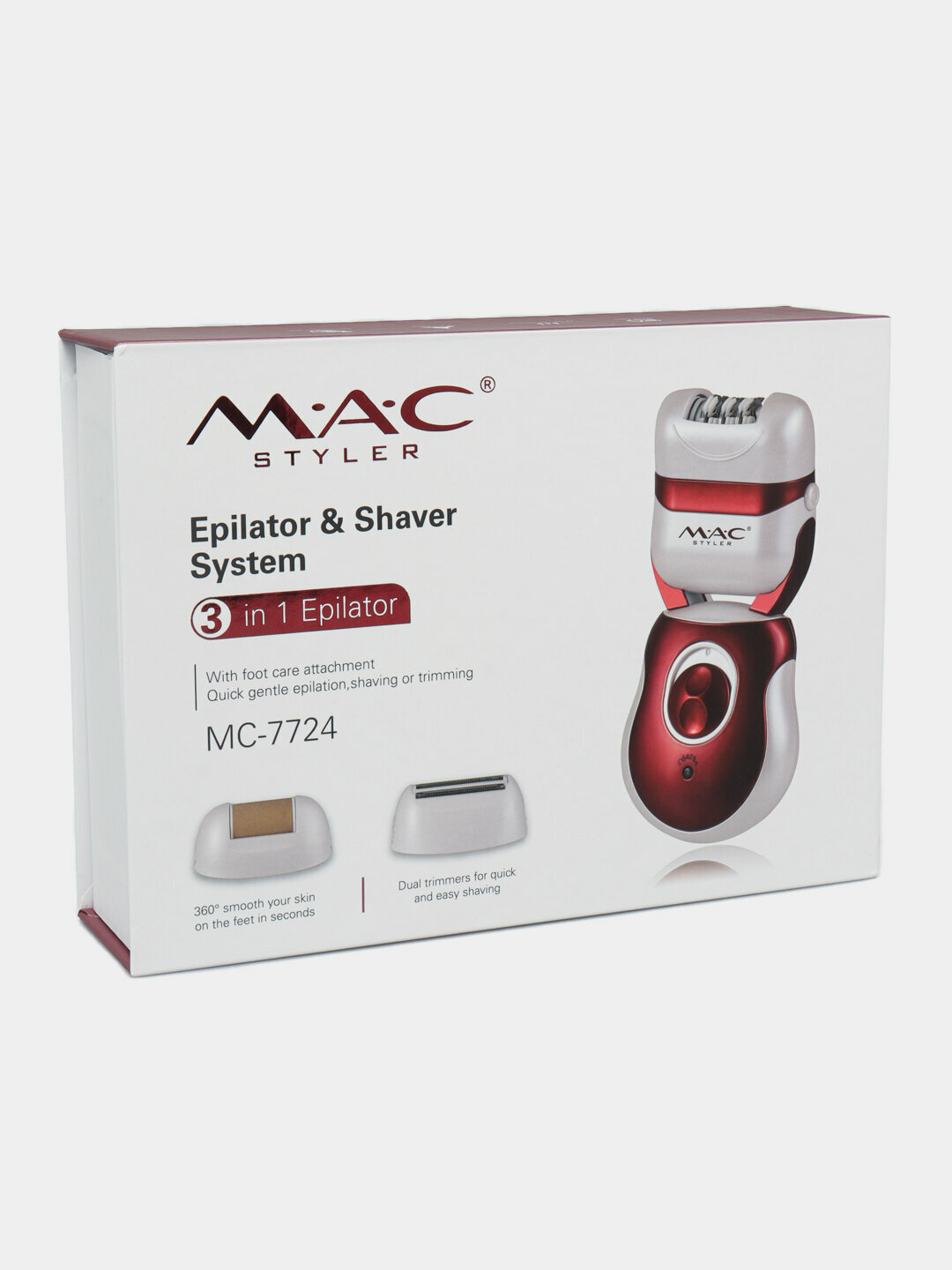 Эпилятор MAC Styler , беспроводной, электроэпилятор, для женщин