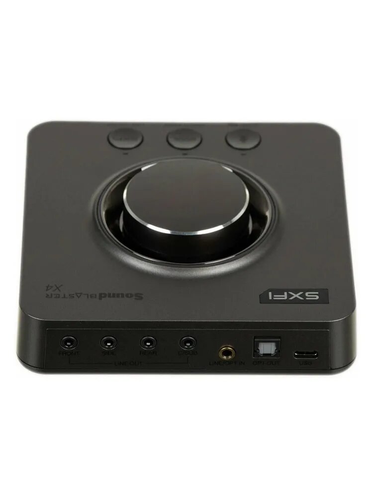 Звуковая карта USB Creative Sound Blaster X4, черный