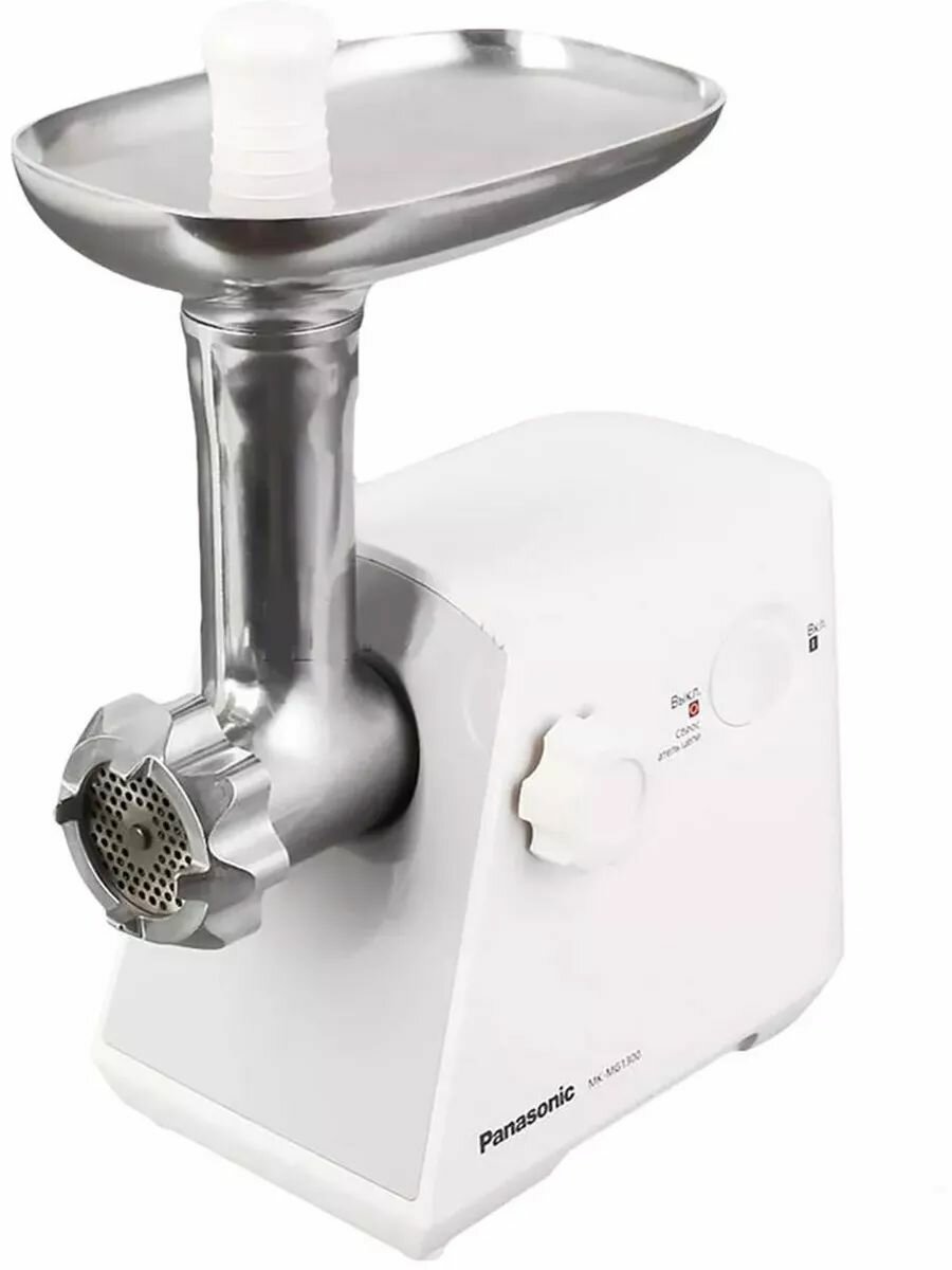 Электрическая мясорубка Panasonic MK-MG1300WTQ, 1300 Вт, белая