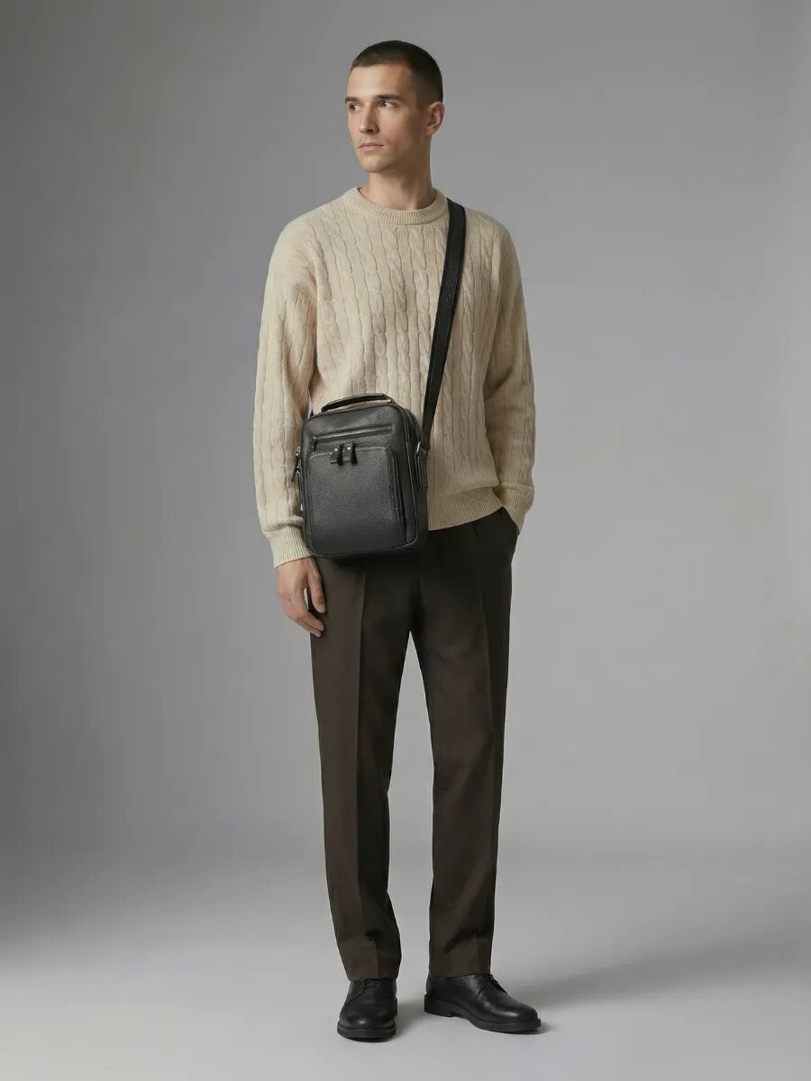 Сумка барсетка Daniele Riccardi, black — фото 1